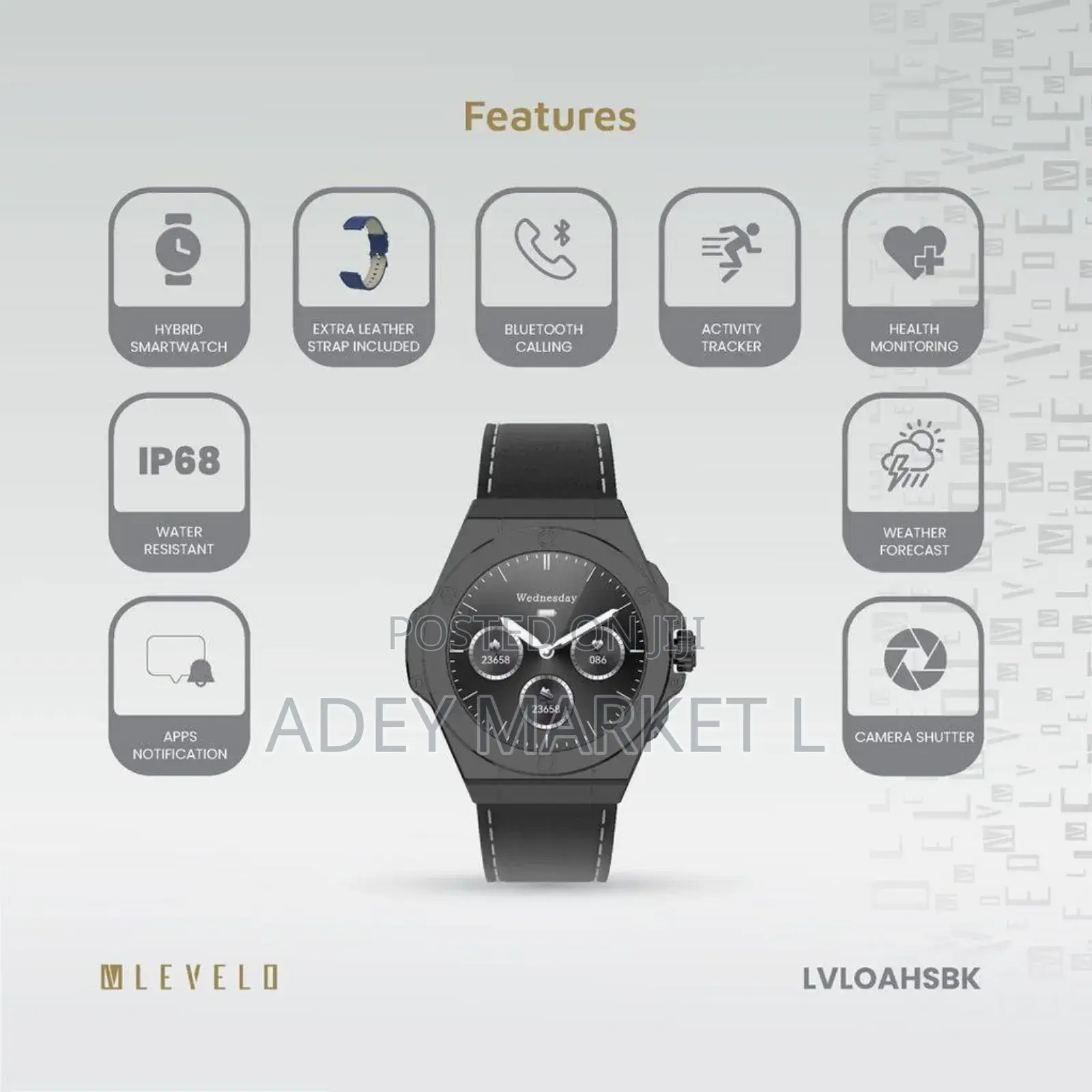 Levelo Oak Automatique Hybrid Smartwatch