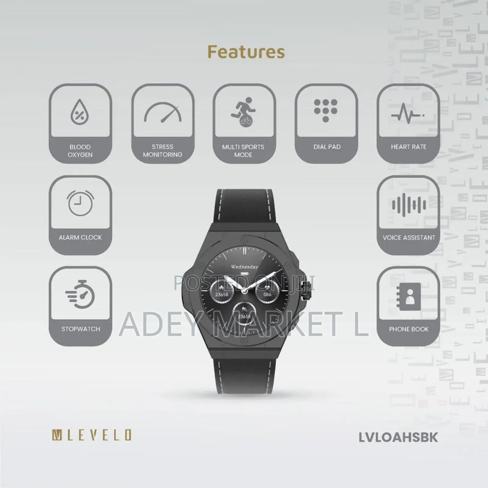 Levelo Oak Automatique Hybrid Smartwatch