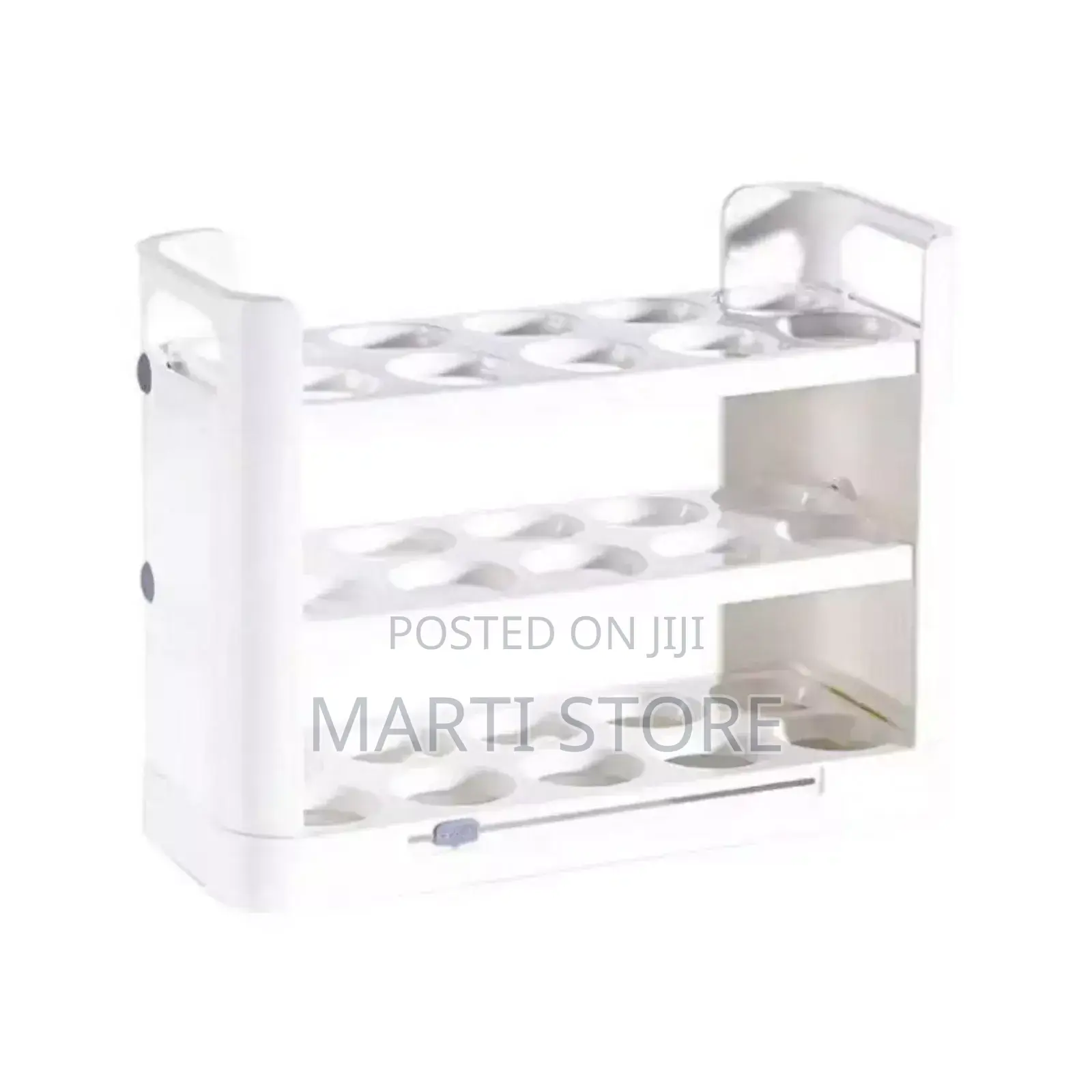 3-tier Plastic Stackable Egg Organizer