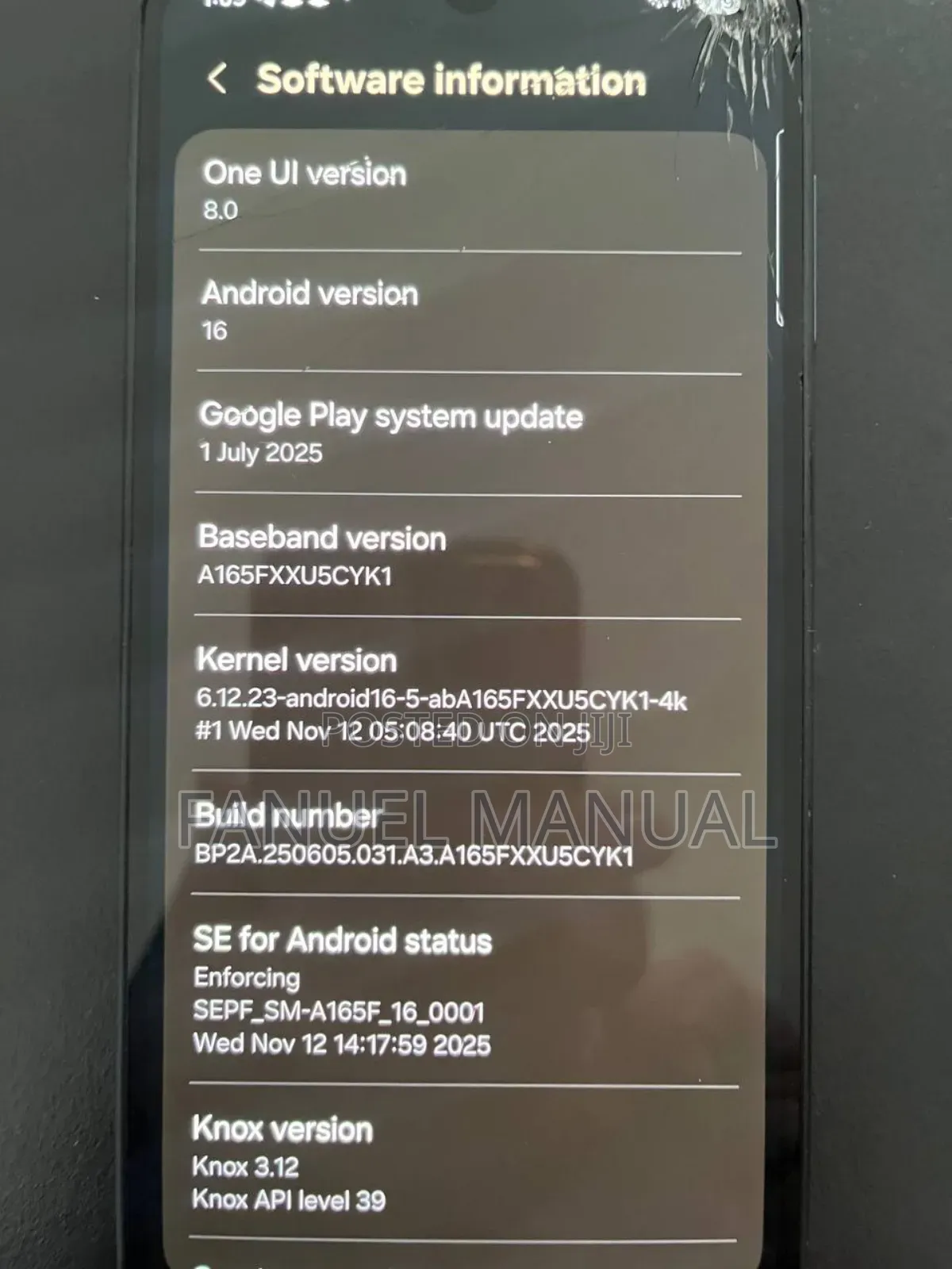 Samsung Galaxy A16 128 GB Black