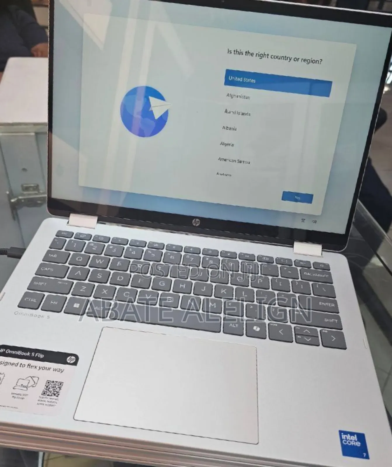 New Laptop HP OmniBook 5 Flip 14-Fp0023dx 16GB Intel Core I7 SSD 512GB