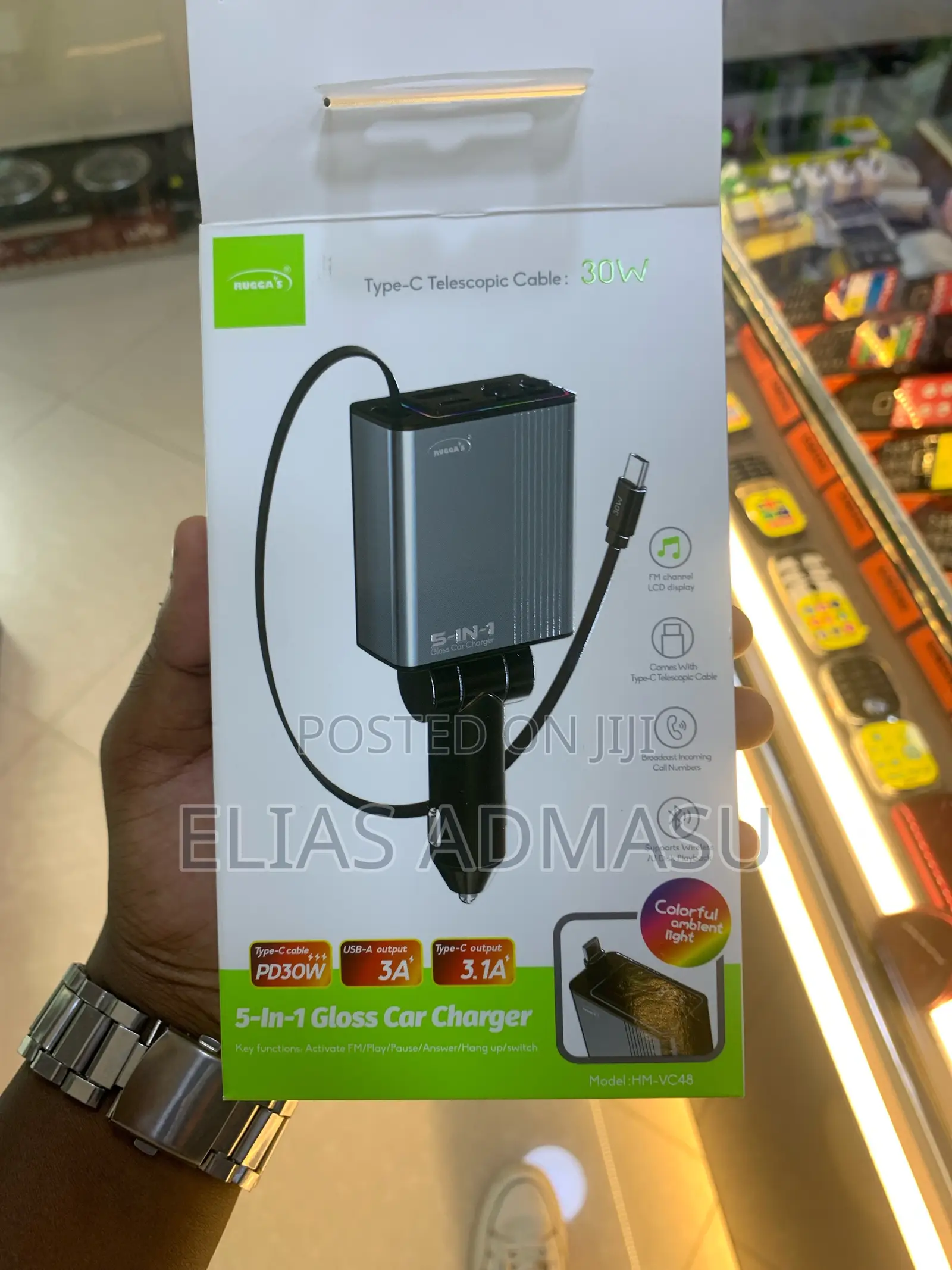 5 in 1 Car Charger or Mojulator