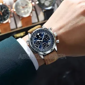 Photo - Poedagar Luxury Wristwatch for Man Waterproof Luminous Chronograph