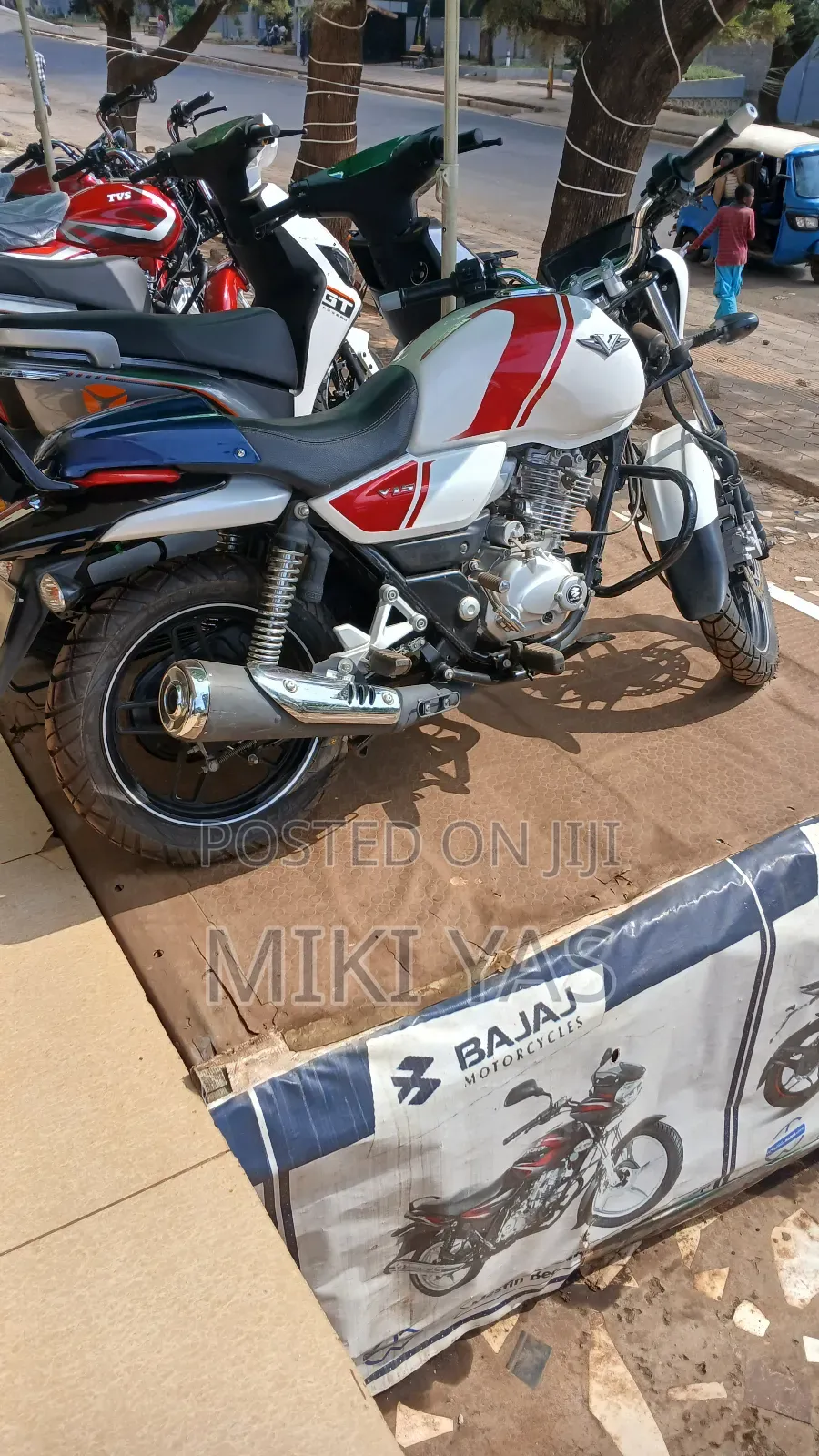 New Bajaj 2017 White