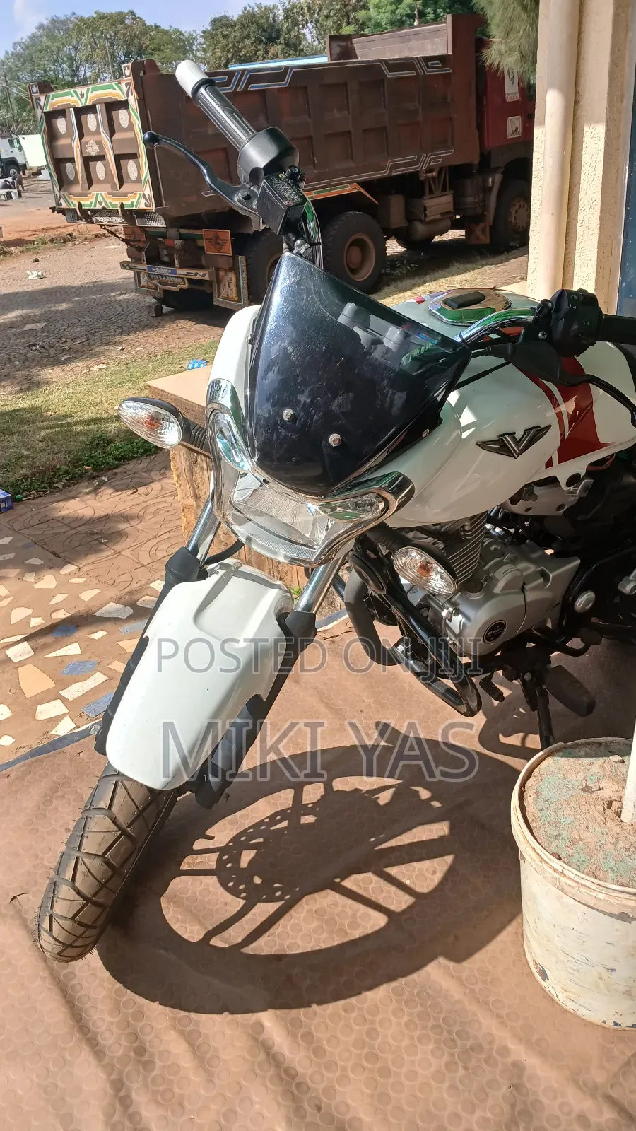 New Bajaj 2017 White