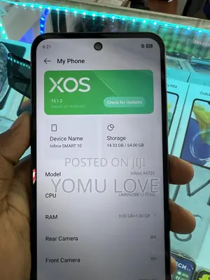 New Infinix Smart 10 64 GB Black