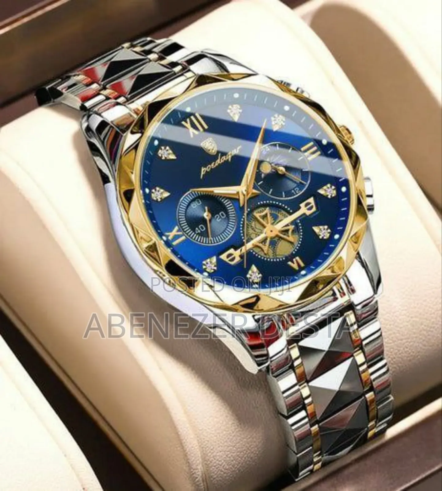 Poedagar 996 Luxury Man Wristwatch Waterproof Luminous Chronograph