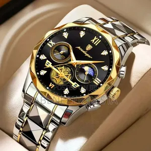 Poedagar 996 Luxury Man Wristwatch Waterproof Luminous Chronograph