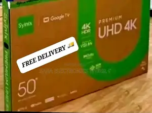 Syinix 50" Smart Uhd Tv ☆New Model ☆5year Warranty ☆