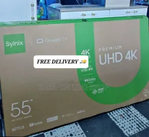 Syinix 55" Uhd Smart Android Tv Free Delivery