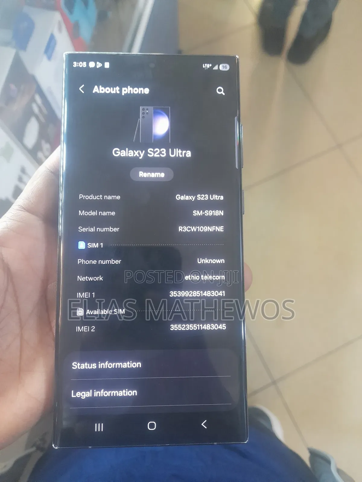 New Samsung Galaxy S23 Ultra 512 GB Silver