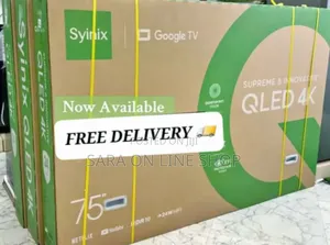 Photo - ♧Syinix 75" Qled Smart Google Tv 10year Real Warranty