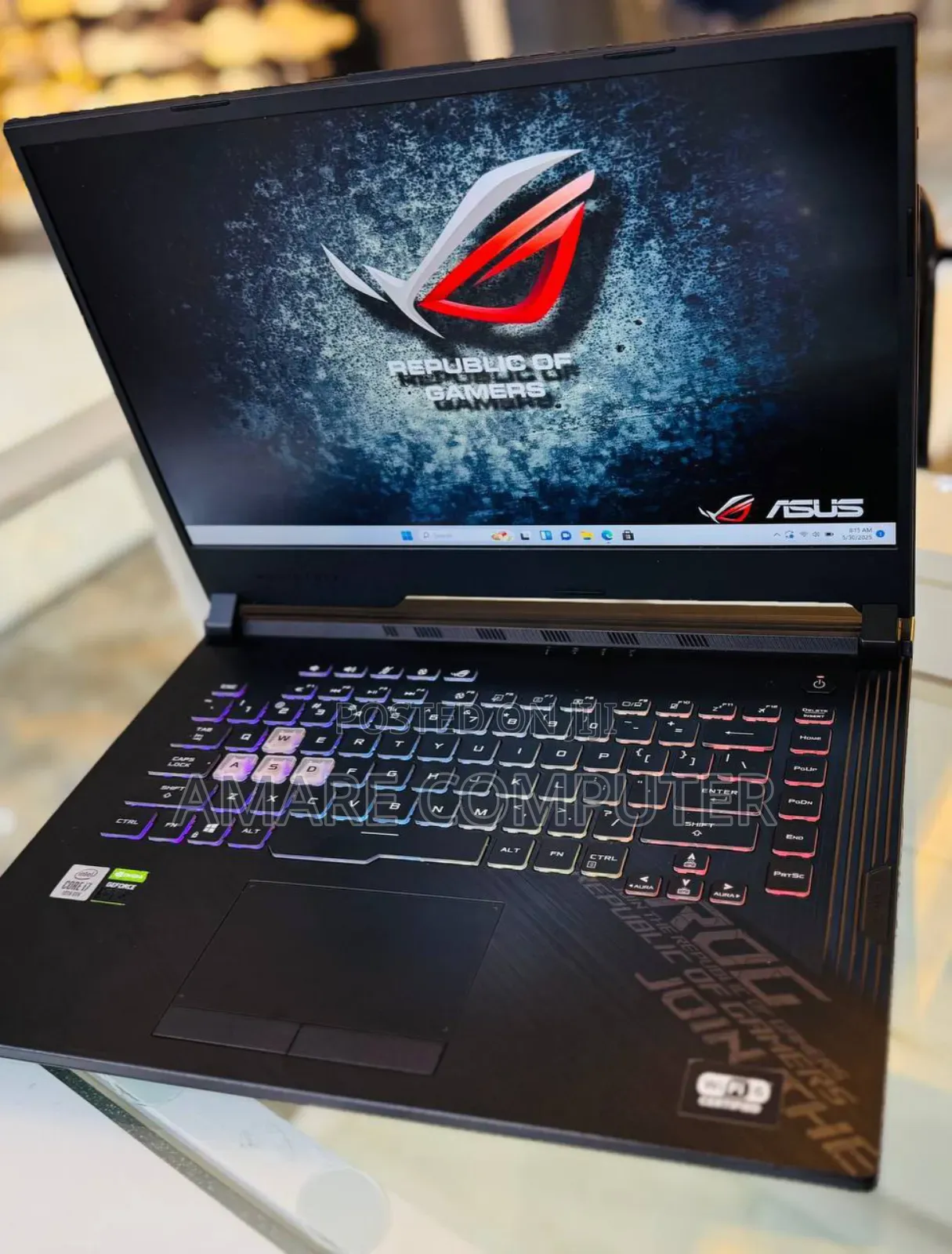New Laptop Asus ROG Strix G15 G512 16GB Intel Core I7 SSD 512GB
