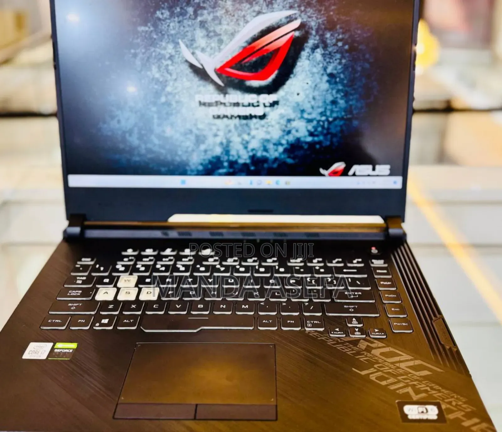New Laptop Asus ROG Strix G15 16GB Intel Core I7 SSD 512GB