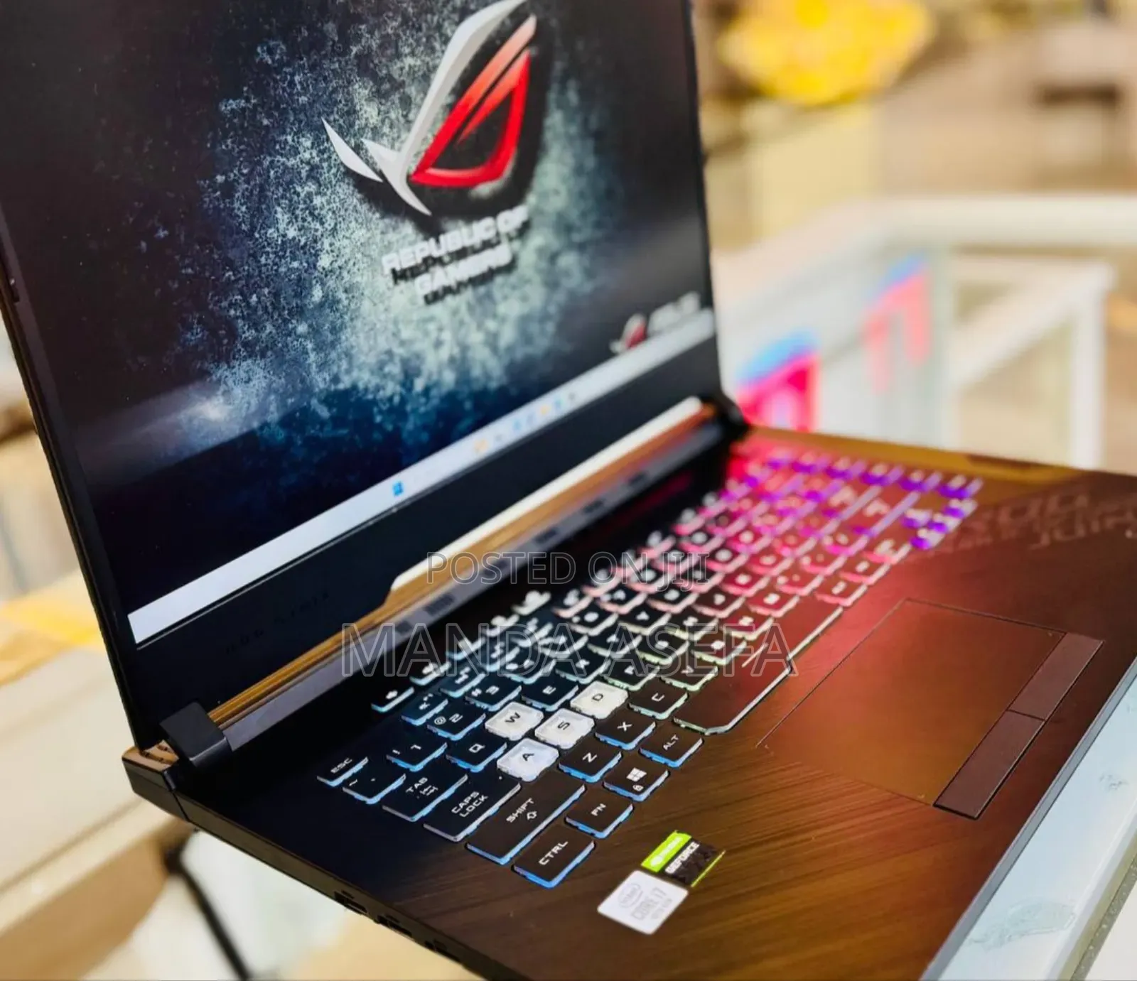 New Laptop Asus ROG Strix G15 16GB Intel Core I7 SSD 512GB