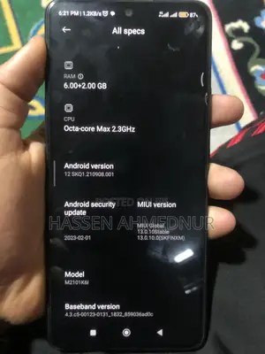 Xiaomi Redmi Note 10 Pro Max 128 GB Blue