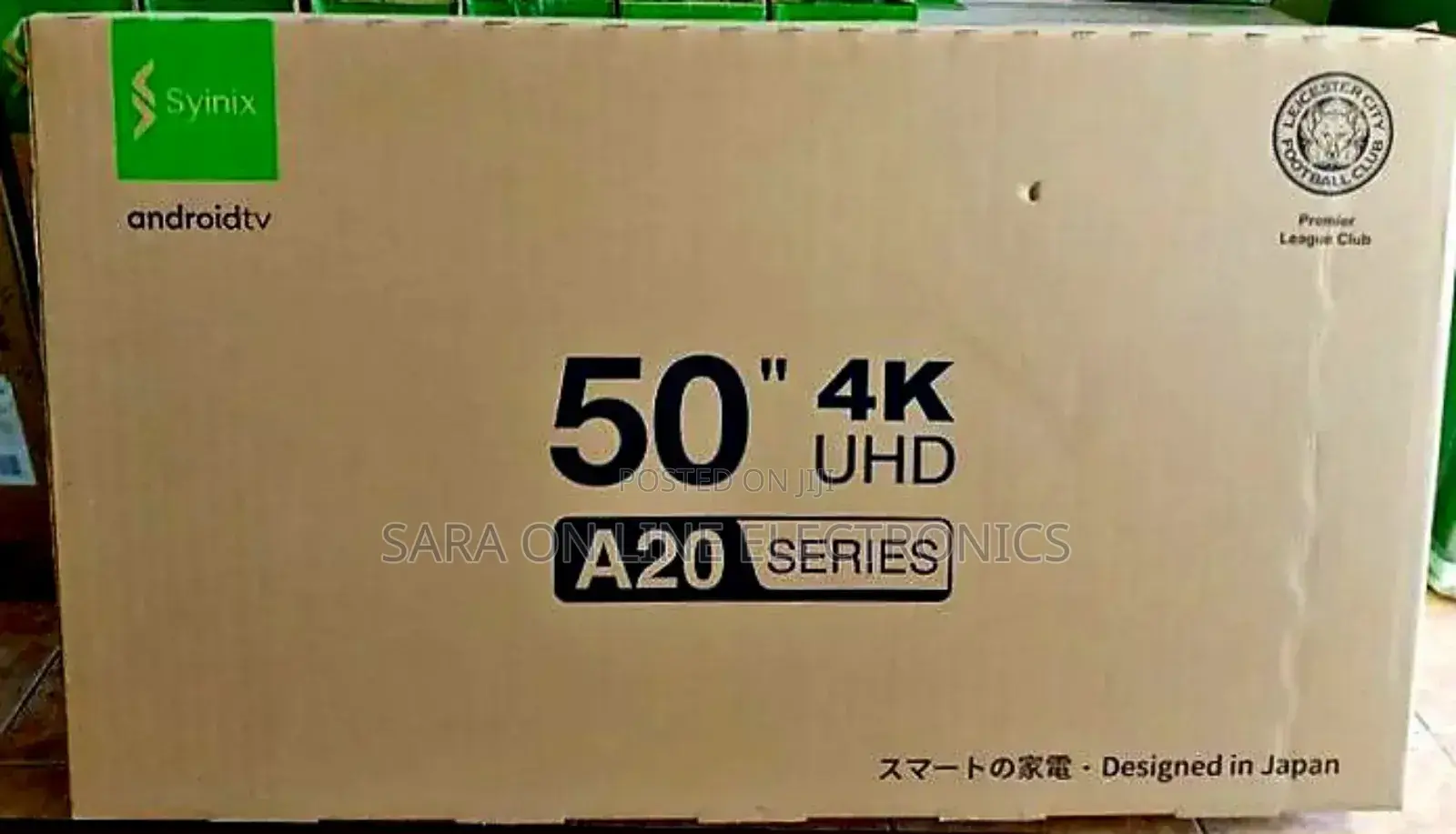 Syinix 50" Smart Uhd A20 Seriestv New ModelFree Delivery