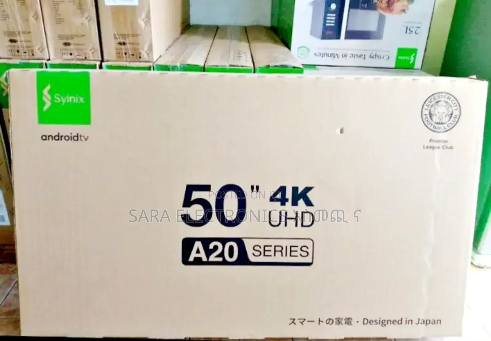 Syinix 50" Smart Uhd A20 Seriestv New ModelFree Delivery