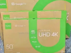 Syinix 50" Premium Uhd Smart Tv New 2025 Free Delivery