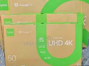 Syinix 50" Premium Uhd Smart Tv New 2025 Free Delivery