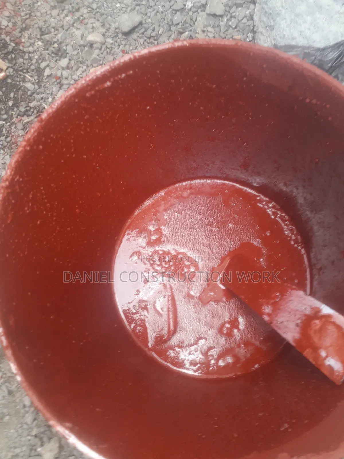 ቴራዞ ቀለም መቀመም