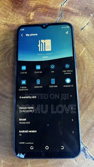 Tecno Spark 4 32 GB Blue