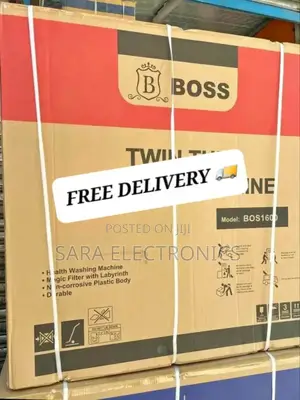 Boss 16kg Manuel Washing Machine New Brand Free Delivery