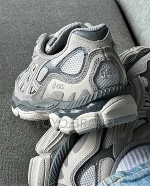 Asics Gel Nyc Cream Gray Fashion Sneaker