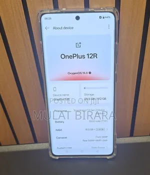 New OnePlus 12R 256 GB Black