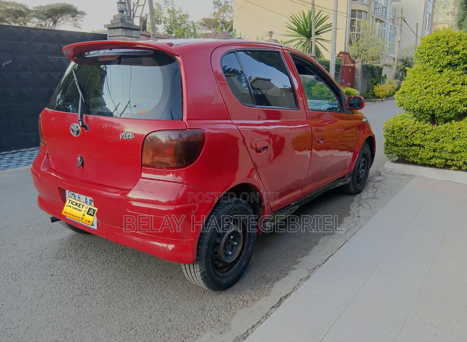 Toyota Yaris 1.4 2002 Red