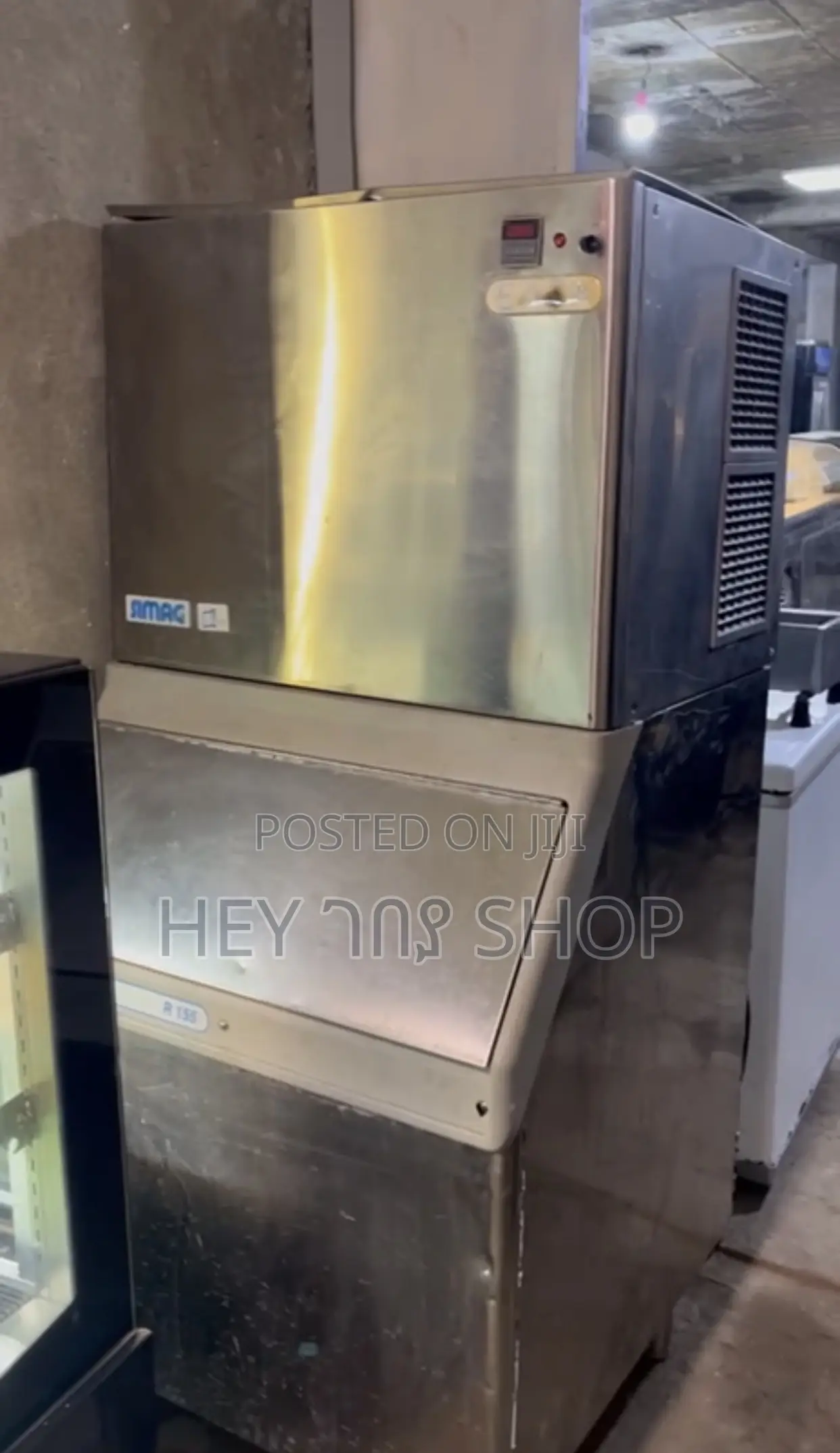 Ice Maker Machion Italy / የበረዶ ማምረቻ