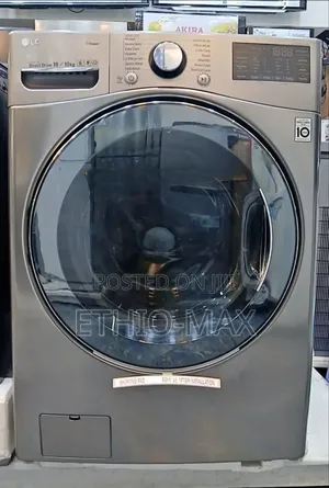 Photo - Lg Washing Machine Automatic Front Load 17kg Wash, 10 Kg Dry,