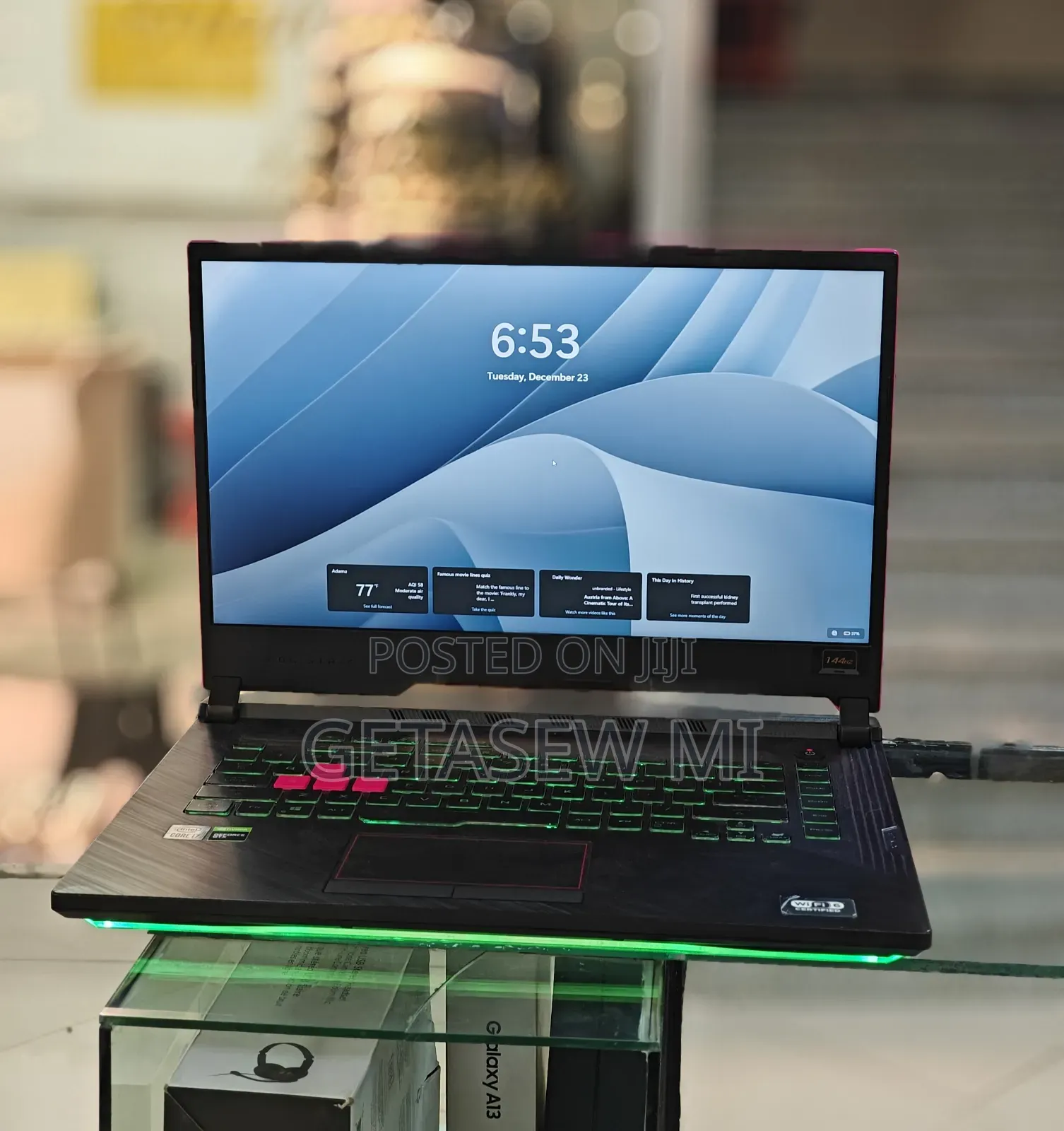 New Laptop Asus ROG Strix G15 32GB Intel Core I7 SSD 1T