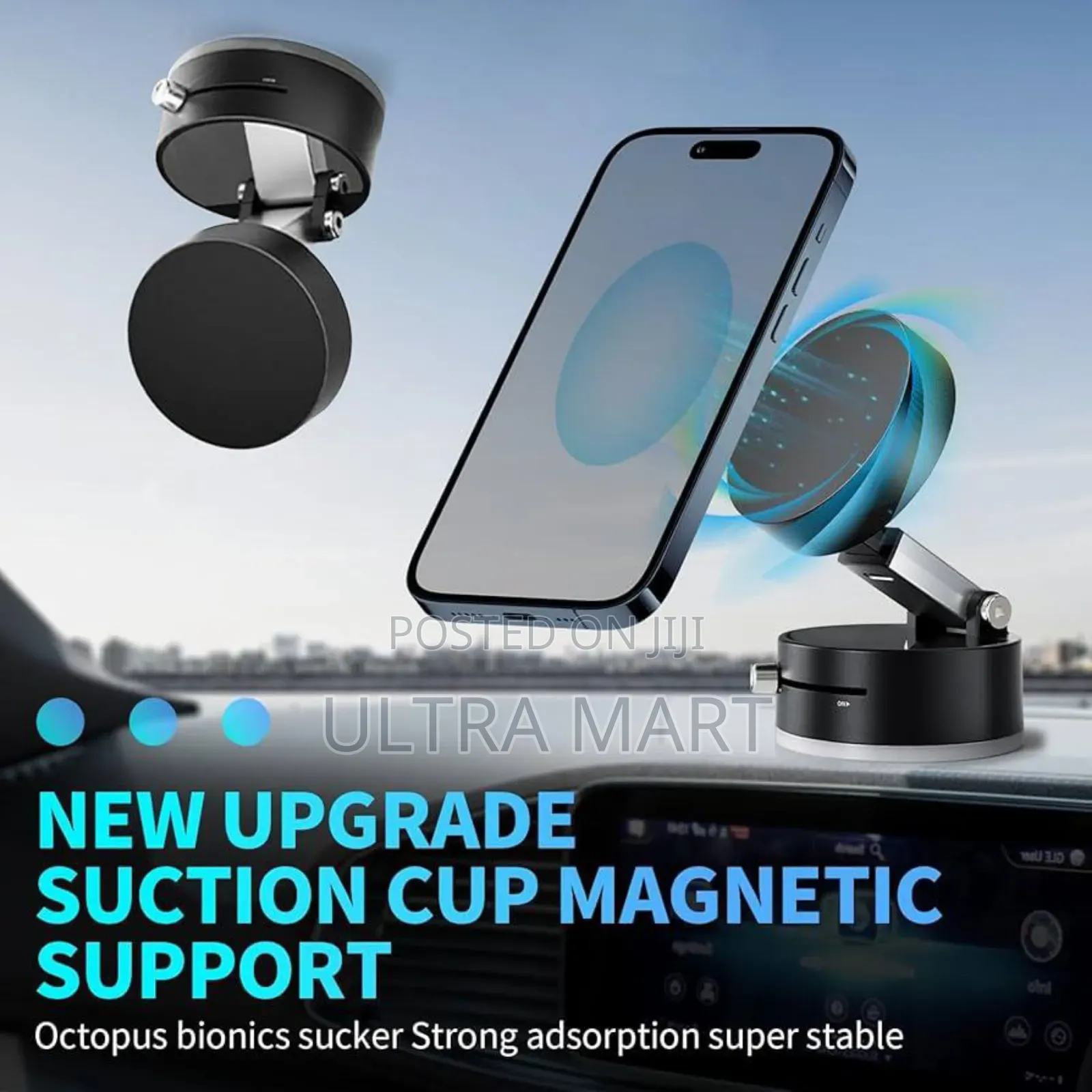 Vacuum Magnetic Phone Holder
