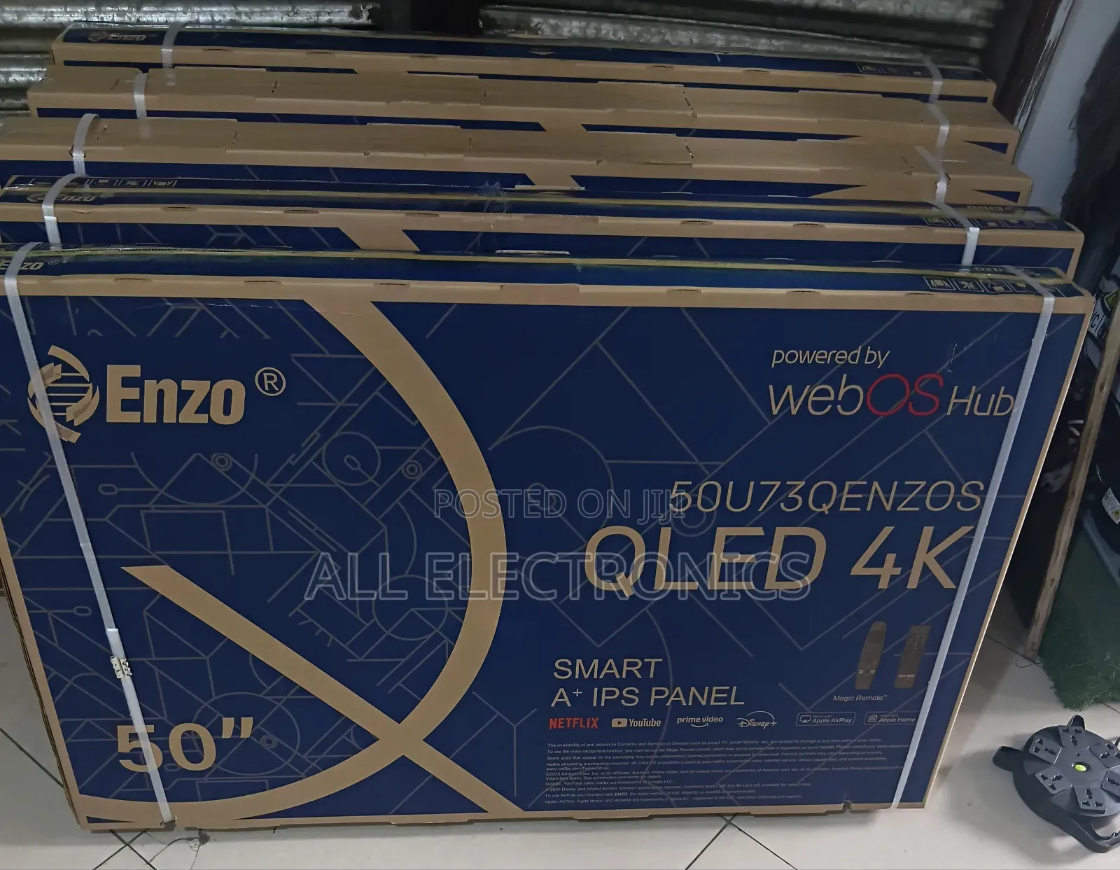 Enzo 50 Inch Wireless Qled Tv
