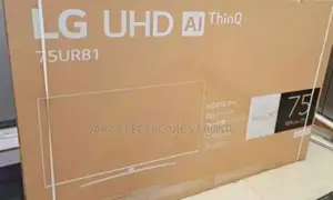 Lg 75" Webos Hub Uhd Smart Tv New Model Free Delivery