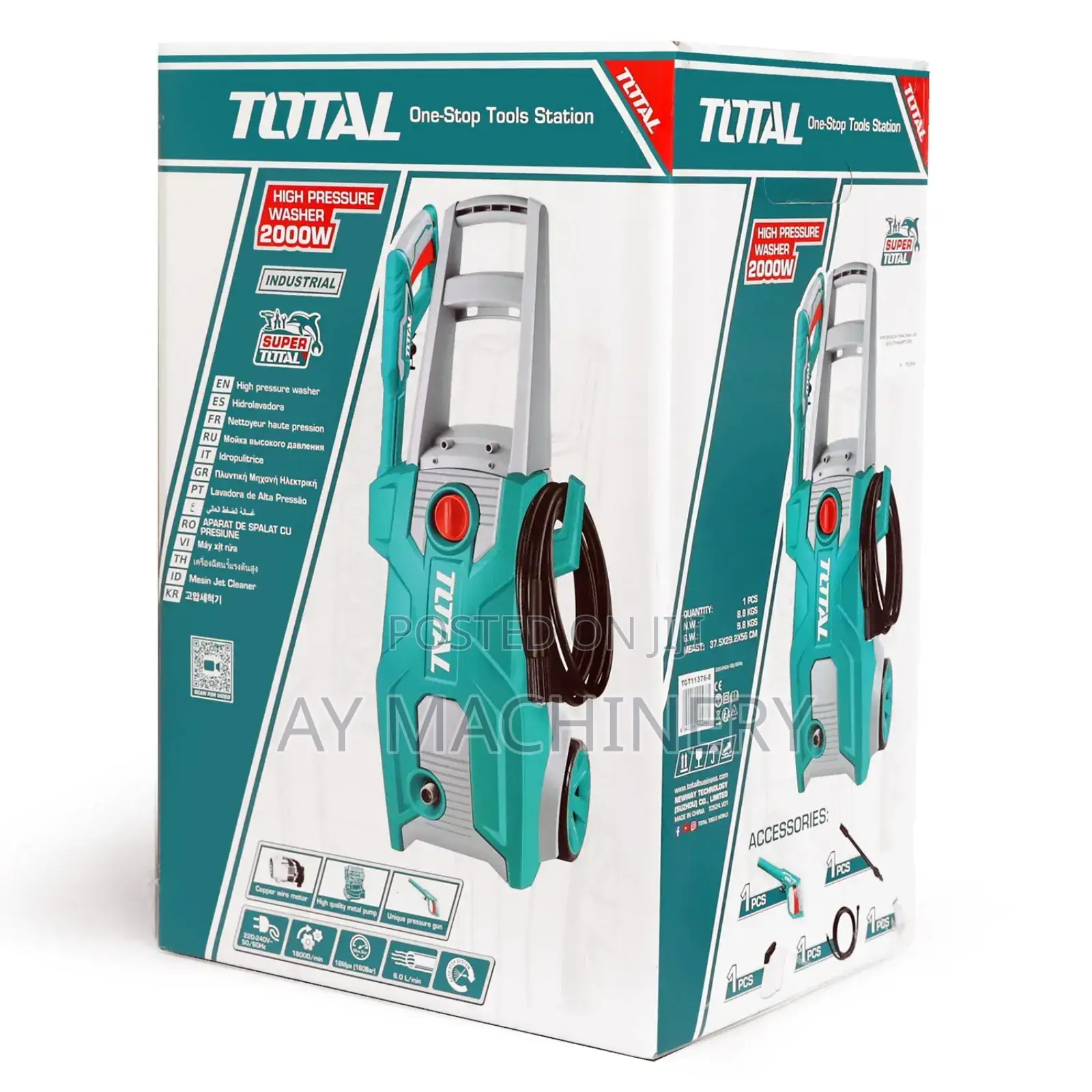 Total 2000w Pressure Washer