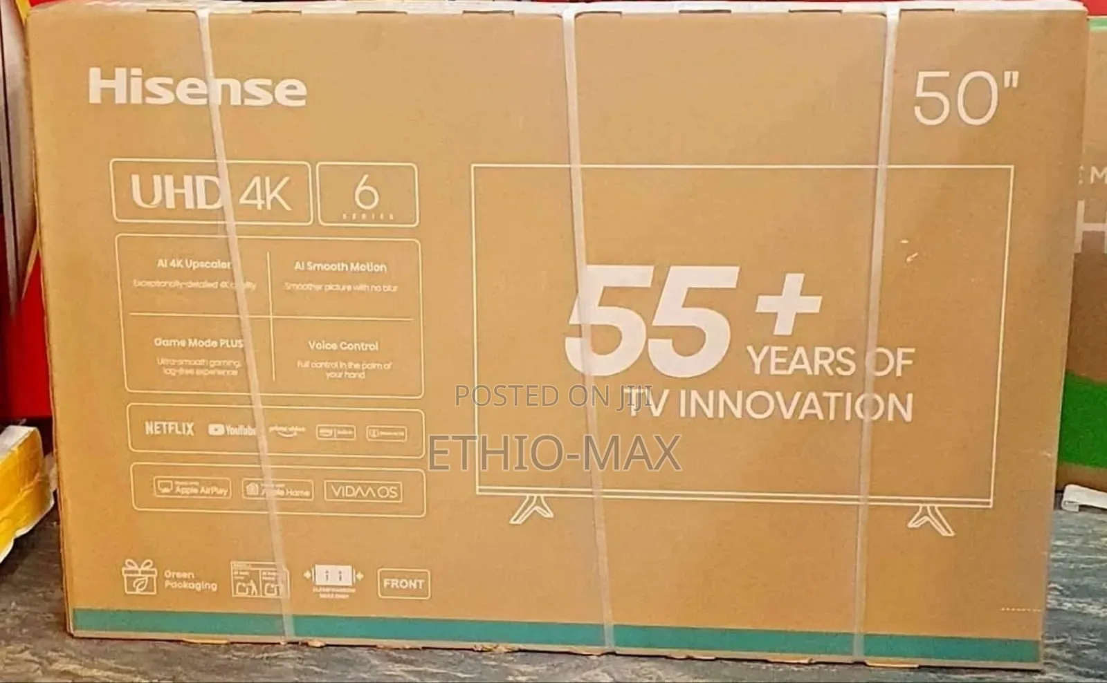Hisense Tv 50" Smart High Quality