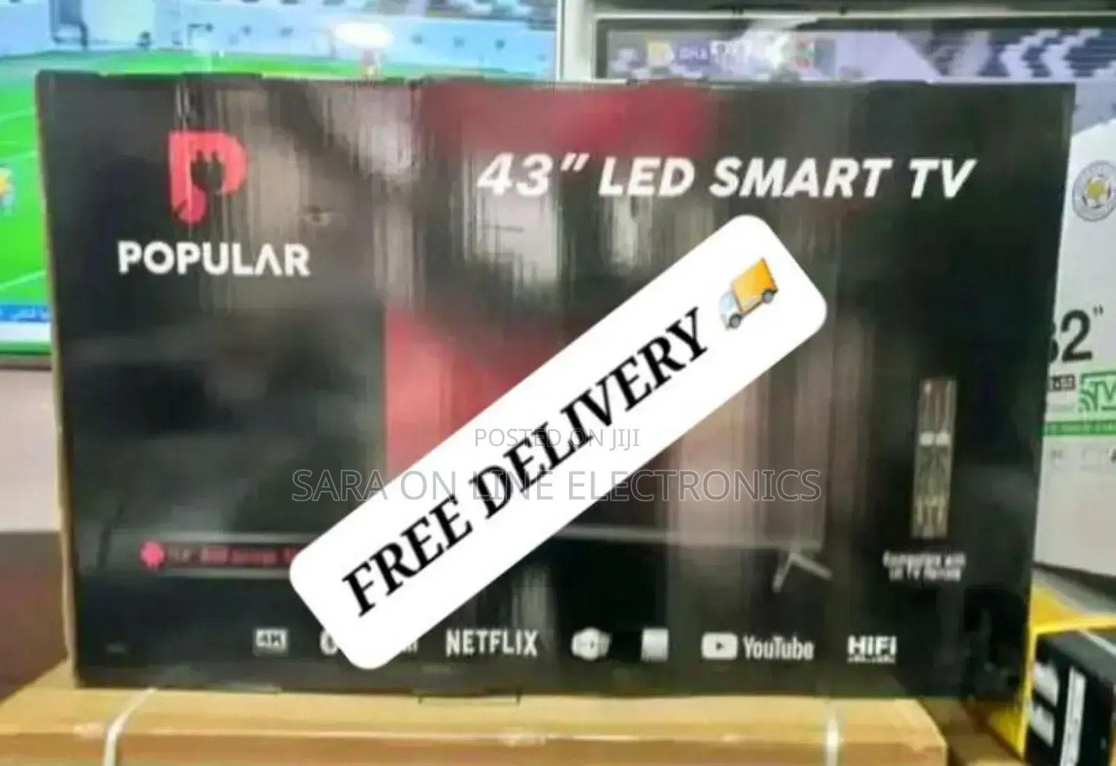 ♤Popular 43" Led Smart Android Tv New Model 5year Warranty