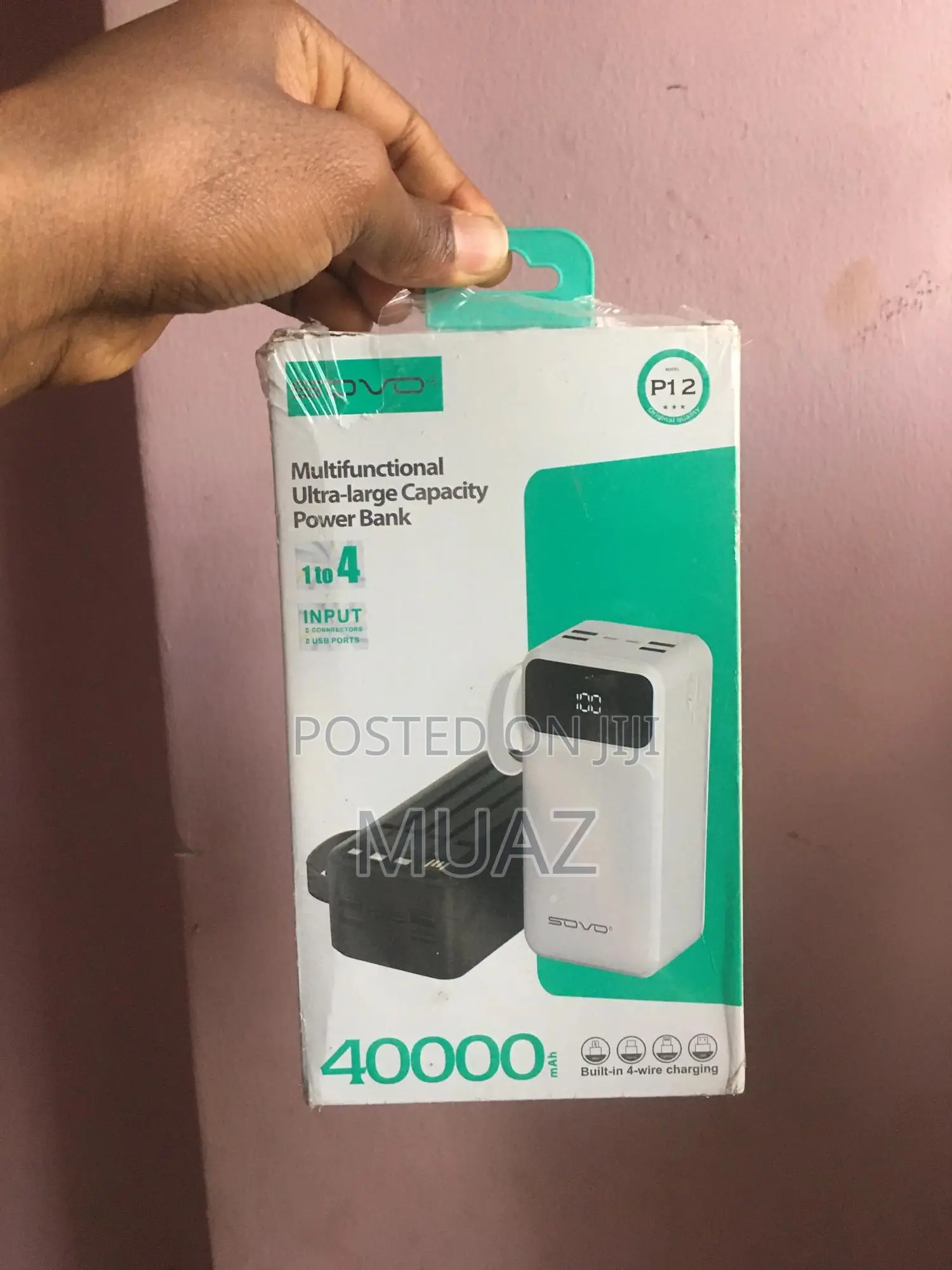 New Brand Sovo Power Bank 40,000mah