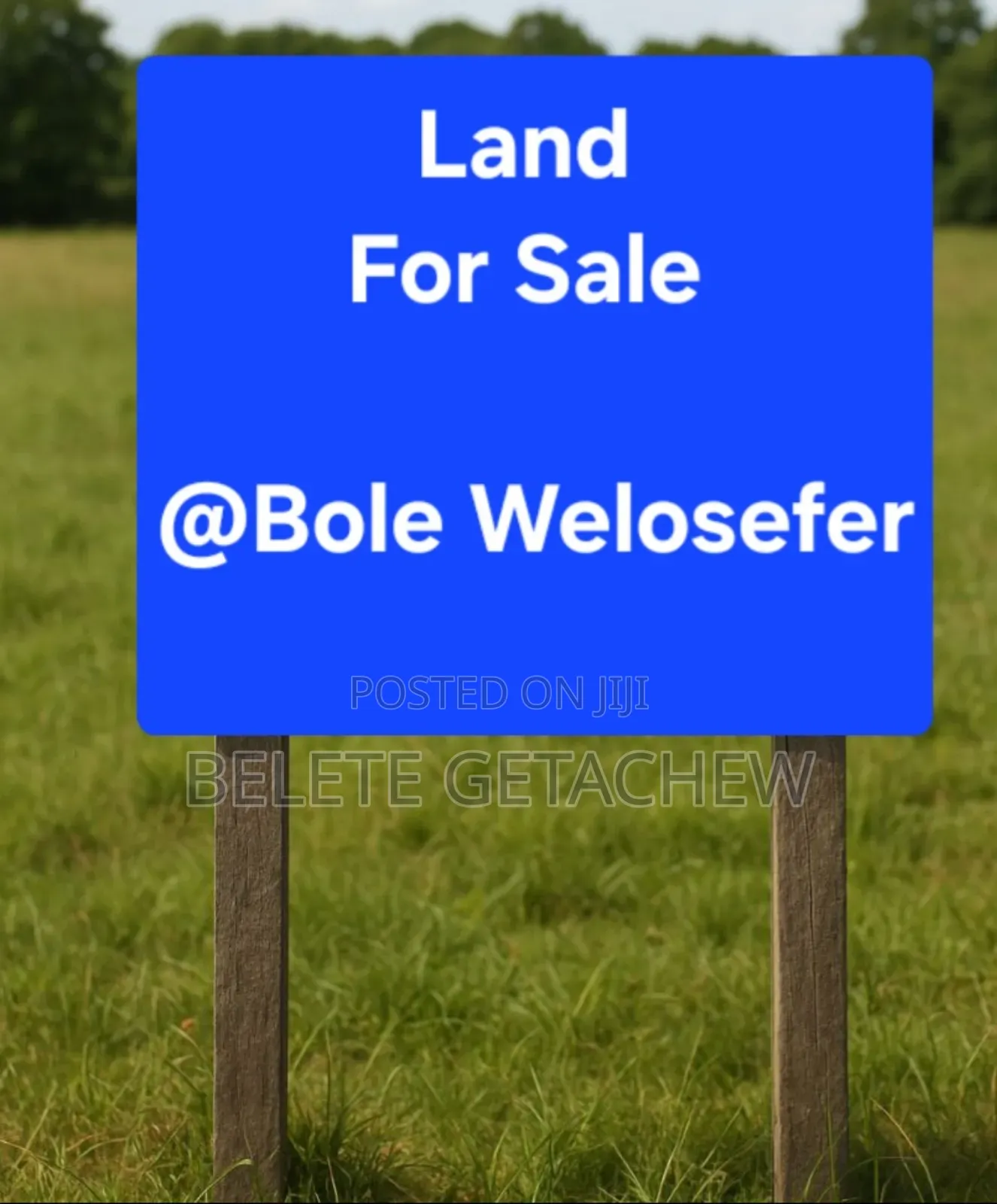 Bole Welosefer, Land for Sale 1064sqm