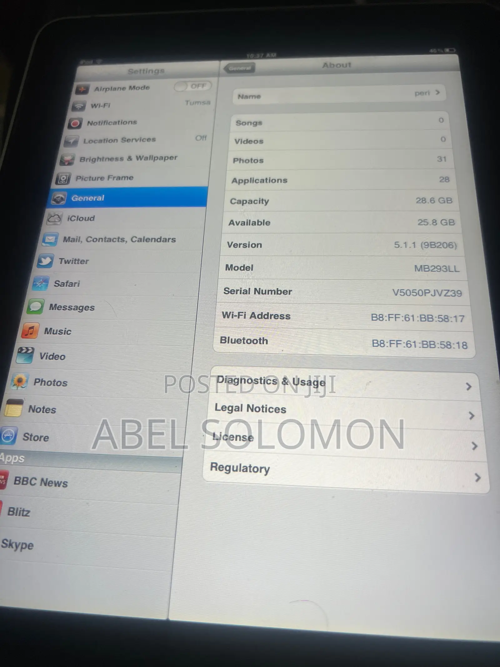 Apple iPad mini 1 4 GB Black