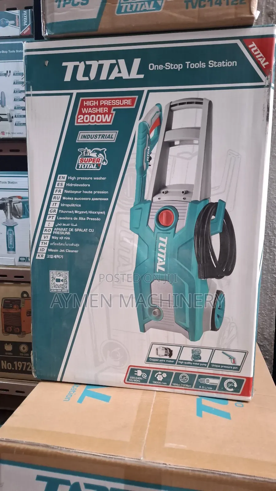 Total High Pressure Washer 2000w