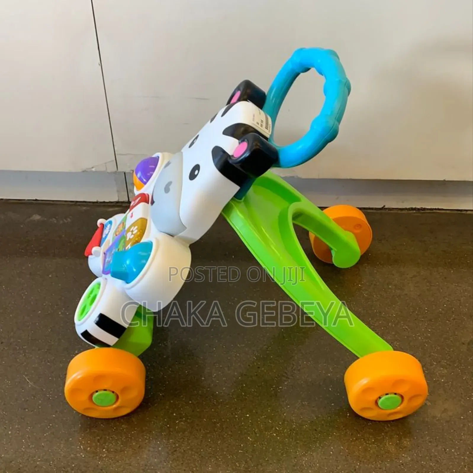 Baby Walker - With Toys Piano - Lockable Wheels