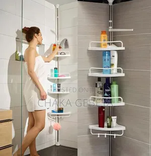 Maximize Bathroom Space! ለመፀዳጃ ቤት ዕቃ መደርደሪያ