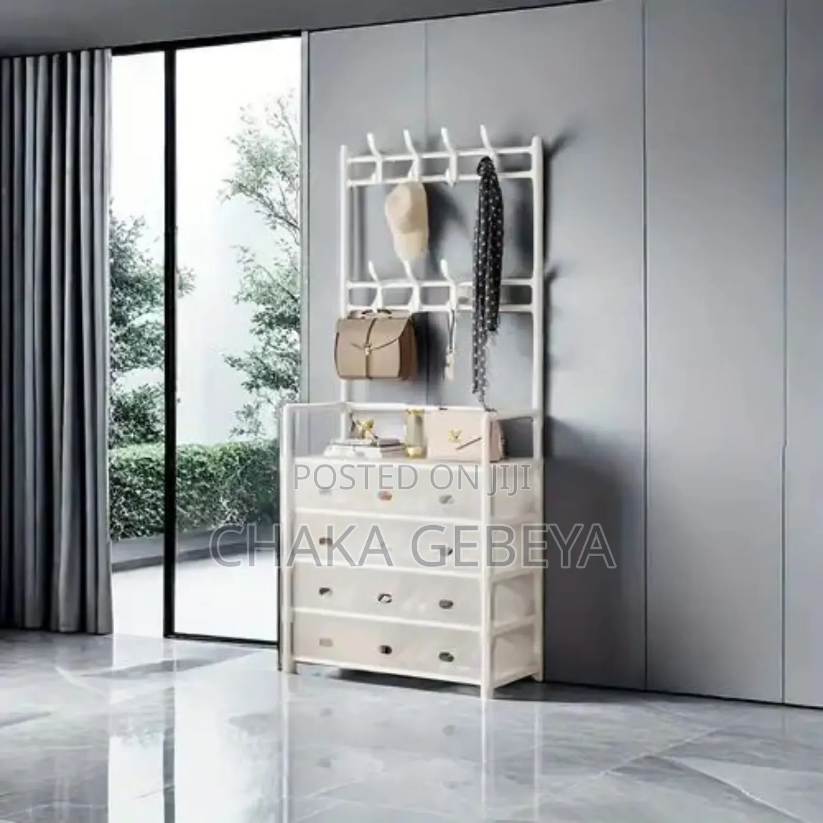 Multifunctional Shoe Hat Rack - 4-Tier - Stainless Steel