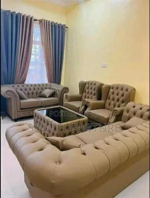 Easeful Sectional Sofa Set With Unmatched Quality (ሶፋ).