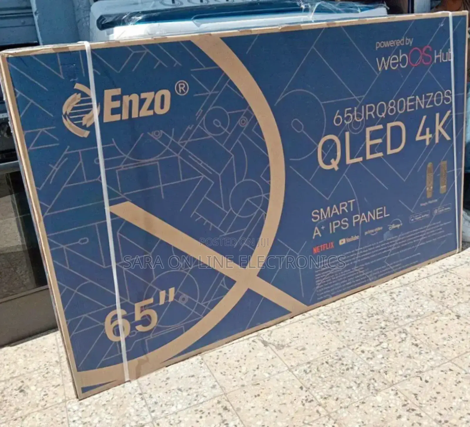 ◆Enzo 65" Qled Webos Smart Tv New 2025 Model10yearwarranty