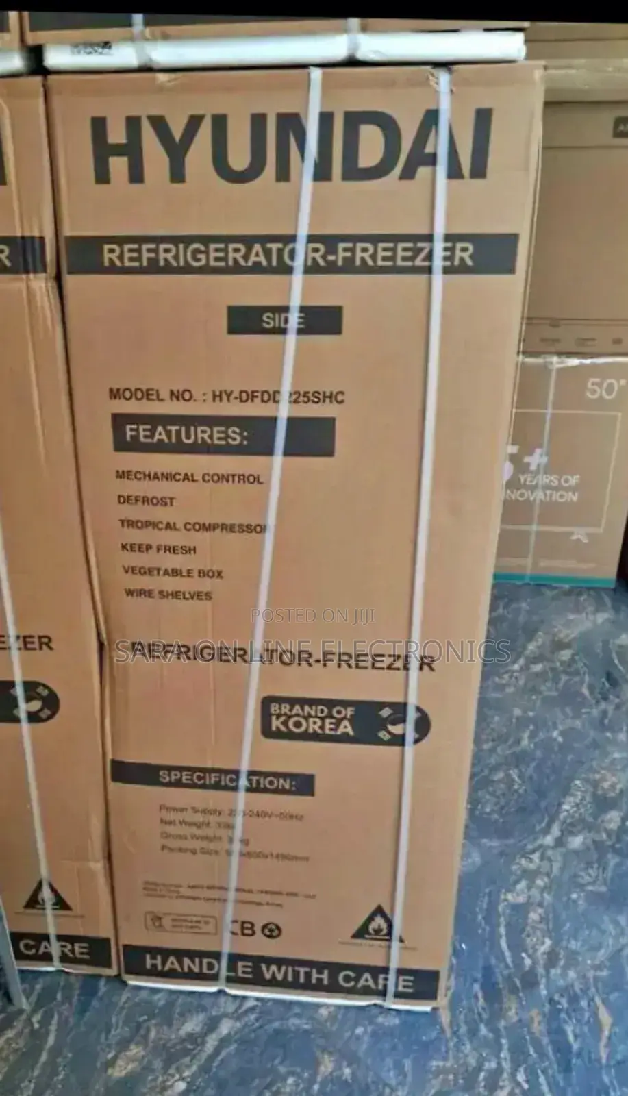 ●Hyundai 225 Liter Orignal Refrigerator ➜ Free Delivery