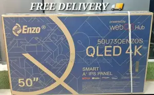 ◆Enzo 50" Qled Webos Smart Tv New 2025 Model Free Delivery